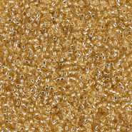 Miyuki seed beads 15/0 - Silverlined gold 15-3